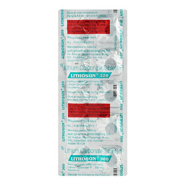 lithosun 300mg tablet