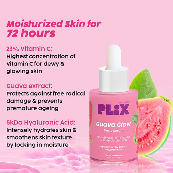 Buy Plix The Plant Fix Glutathione 15 Effervescent Tablets And Guava Serum  Combo For Unisex 20 ml Online at Discounted Price | Netmeds