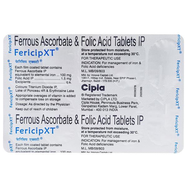 fericip xt tablet