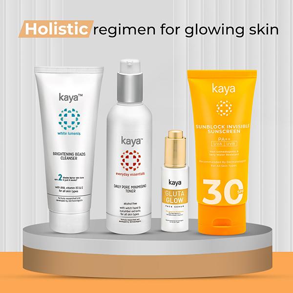 kaya glutathione Buy Kaya Gluta Glow Face Serum Pigmentation Reduction, Uv Damage Repairs 30  ml Online at Discount Price