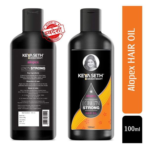 Buy Keya Seth Aromatherapy Alopex Long N Strong Hair Oil 100 ml Online ...
