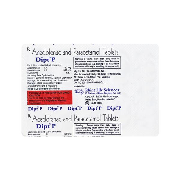 Buy DIPT P Tablet 10's Online at Upto 25% OFF | Netmeds