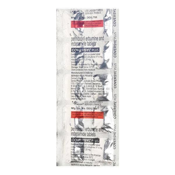 Coversyl Plus Tablet 10'S : Price, Uses, Side Effects | Netmeds