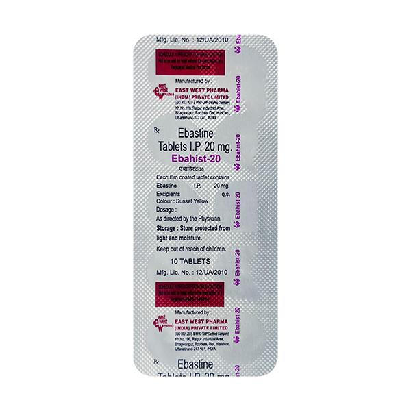 ebahist 20mg tablet