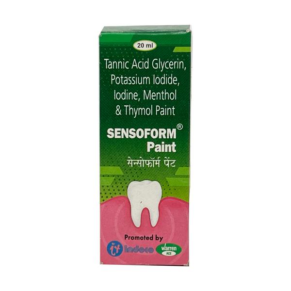 Sensoform Paint Liquid 20ml Price, Uses, Side effects, Substitutes ...