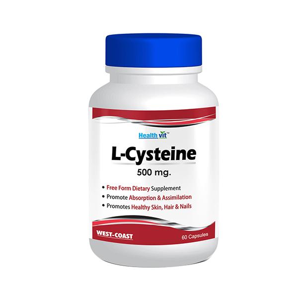 Buy Healthvit L-Cysteine -Capsules 60's Online at Best Price - Herbal ...
