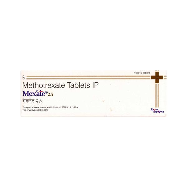 Mexate 2.5mg Tablet 10'S Price, Uses, Side effects, Substitutes | Netmeds