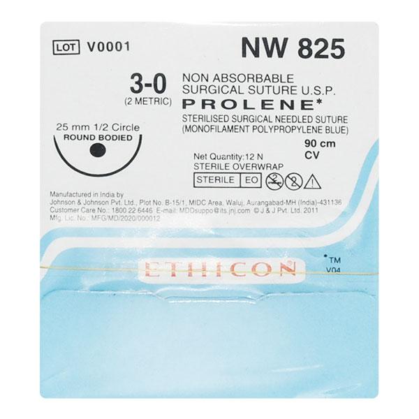 Johnson & Johnson Ethicon Prolene Non Absorbable Surgical Suture (3-0 ...