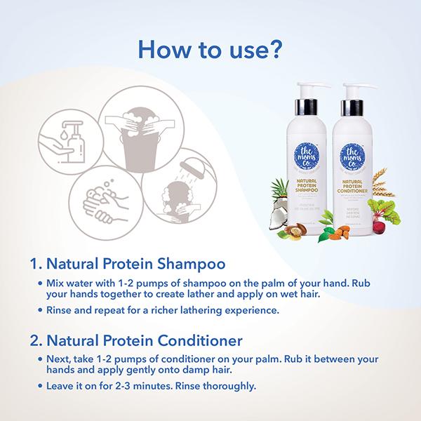 Buy The Moms Protein Hair Care Bundle 400 ml Online at Best