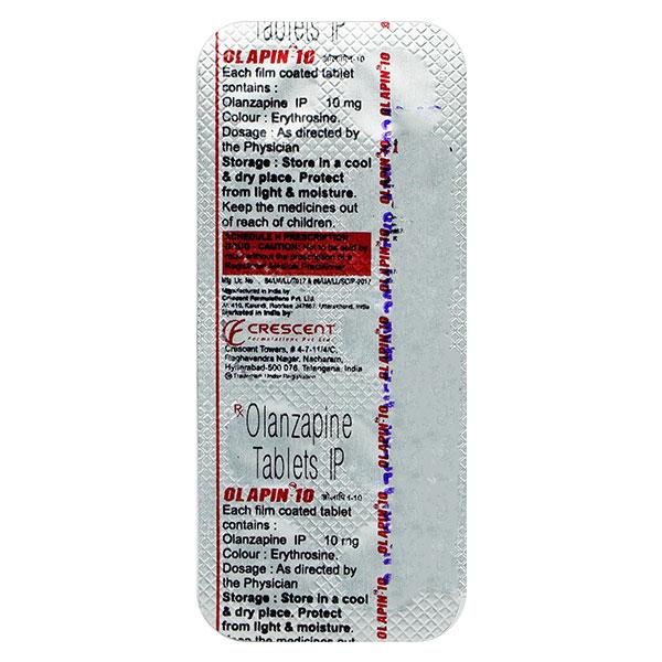 Olapin 10mg Tablet 10'S Price, Uses, Side effects, Substitutes | Netmeds
