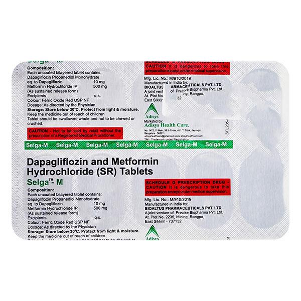 SELGA M Tablet 10's : Price, Uses, Side Effects | Netmeds