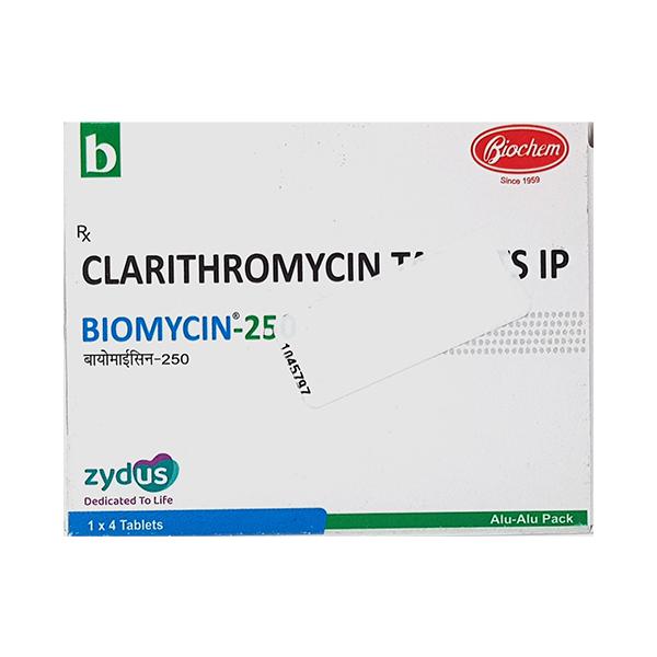Buy BIOMYCIN 250 Tablet 4's Online at Upto 25% OFF | Netmeds