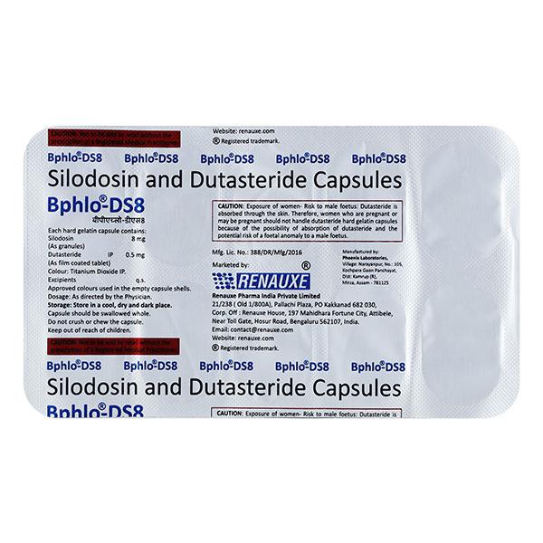 BPHLO DS 8 Capsule 10's Price, Uses, Side effects, Substitutes | Netmeds