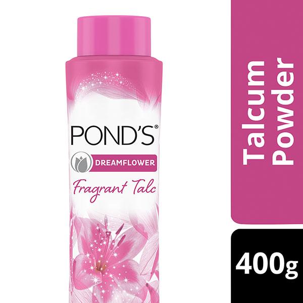 Buy Pond's Dreamflower Fragrant Talcum Powder, Pink Lily 400 gm Online ...