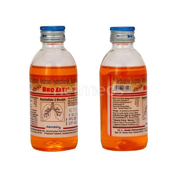 Brozeet New Syrup 100ml Price, Uses, Side effects, Substitutes | Netmeds