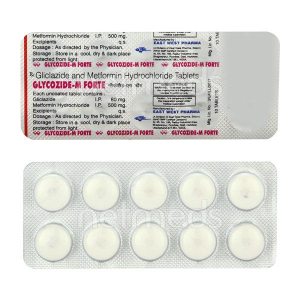 Glycozide M Forte Tablet 10'S : Price, Uses, Side Effects | Netmeds