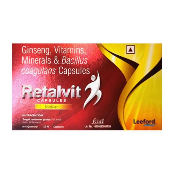 Retalvit Capsule 10's Price, Uses, Side effects | Netmeds
