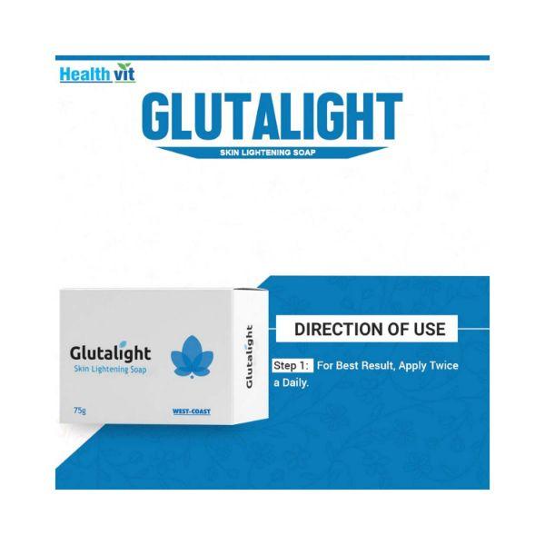 Buy Glutalight Skin Lightening Soap For Reduce Freckles 75 gm Online at  Best Price