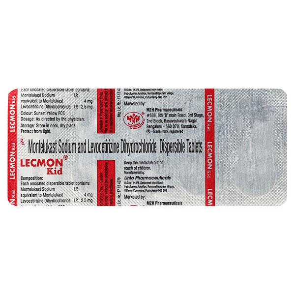 LECMON KID Tablet 10's Price, Uses, Side effects, Substitutes | Netmeds