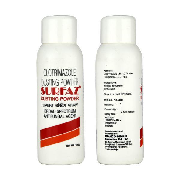 Surfaz Powder 100gm : Uses, Side Effects, Price | Netmeds