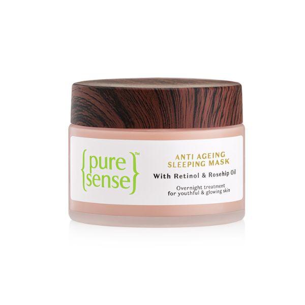 Buy PureSense Anti-ageing Sleeping Mask with Retinol & Rosehip Oil Face ...