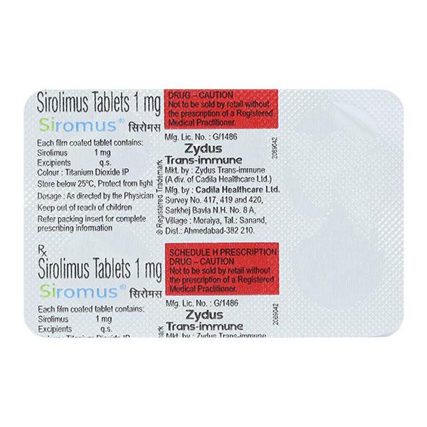 siromus 1mg tablet