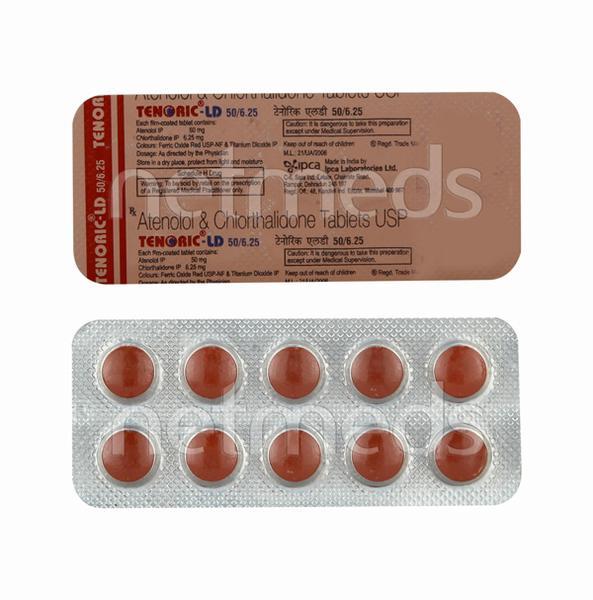 tenoric ld 50 6.25mg tablet
