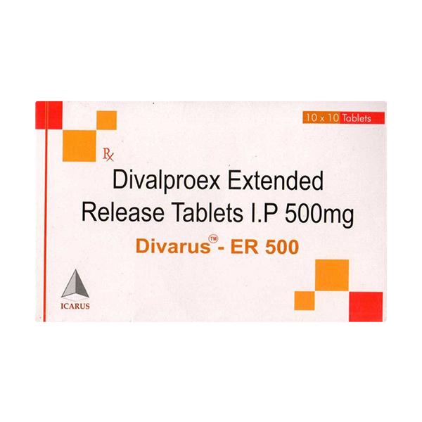 DIVARUS ER 500 Tablet 10's Price, Uses, Side effects, Substitutes | Netmeds
