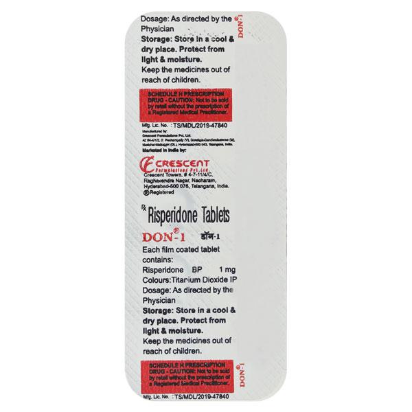 Buy DON 1 Tablet 10's Online at Upto 25% OFF | Netmeds