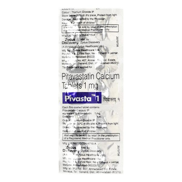 Pivasta 1mg Tablet 10'S Price, Uses, Side effects, Substitutes | Netmeds