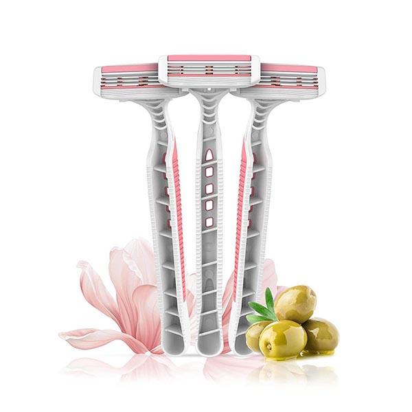 Buy LetsShave Evior 3 Plus Disposable Razor - Women (Pack of 3) Online ...