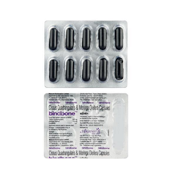 Bindbone Capsule 10'S Price, Uses, Side effects, Substitutes | Netmeds