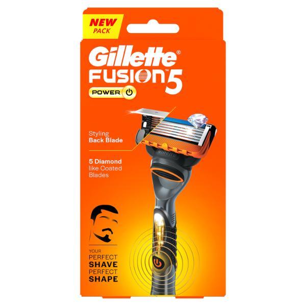 Buy Gillette Fusion 5 Power Razor + 1 Cartridge + 1 Battery Online at ...