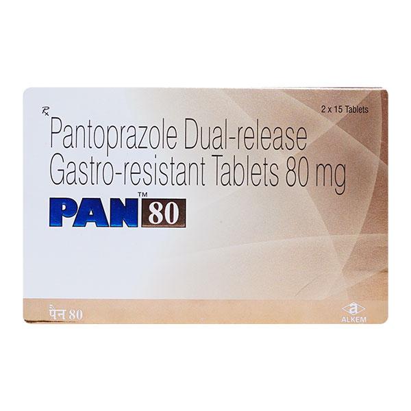 PAN 80 Tablet 15's - Price, Uses, Side Effects | Netmeds