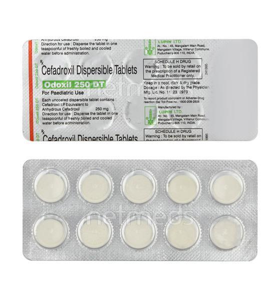 odoxil dt 250mg tablets
