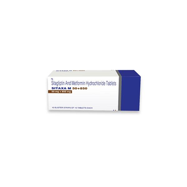 SITAXA M 50+850 Tablet 15's : Price, Uses, Side Effects | Netmeds