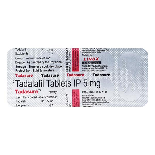 tadasure 5mg tablet