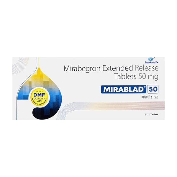 Buy MIRABLAD 50 Tablet 10's Online | Netmeds