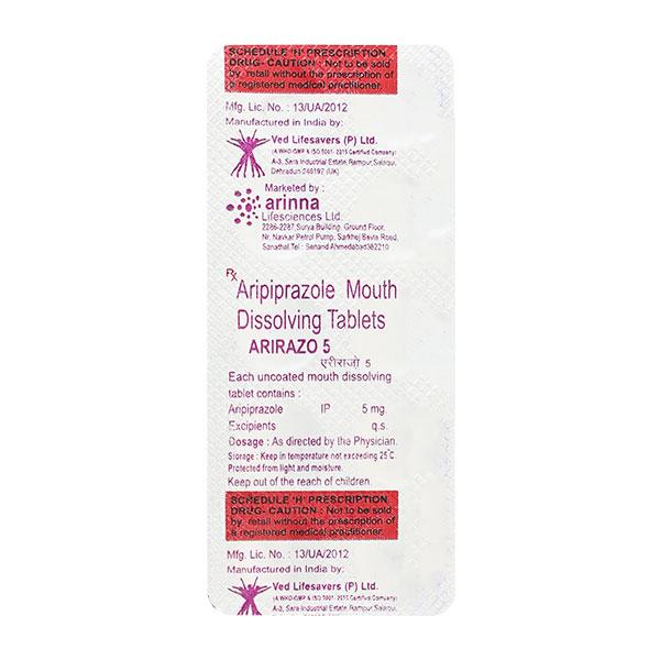 arirazo 5 mouth dissolving tablet