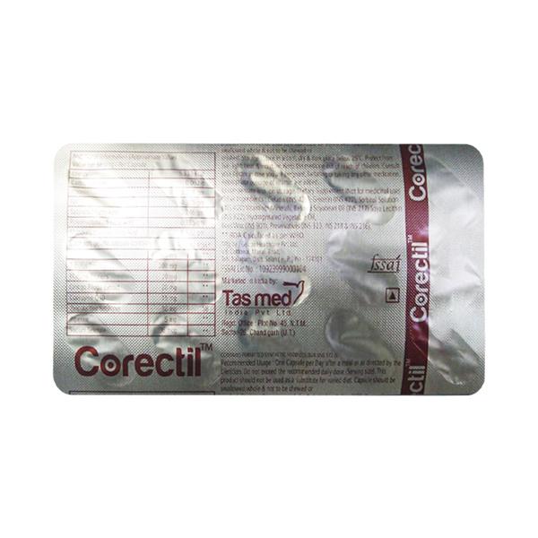 CORECTIL Softgel Capsule 15's Price, Uses, Side effects, Substitutes ...