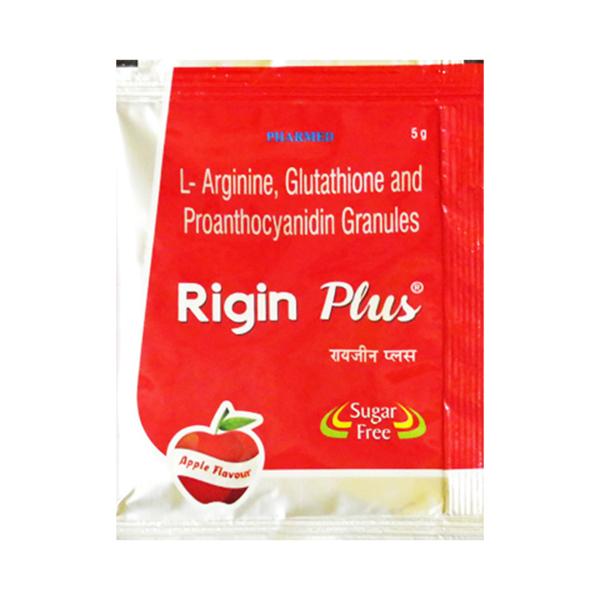Buy Rigin plus Sugar Free Apple Flavour Sachet 5gm Online at Upto