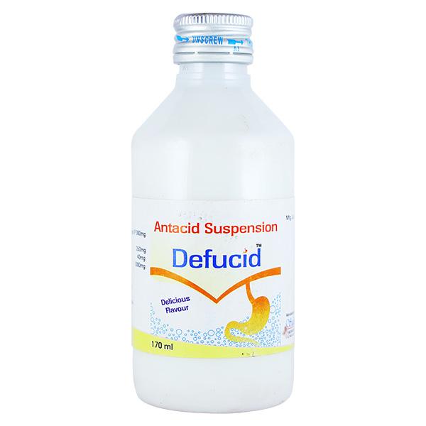 DEFUCID Suspension 170ml Price, Uses, Side effects, Substitutes | Netmeds
