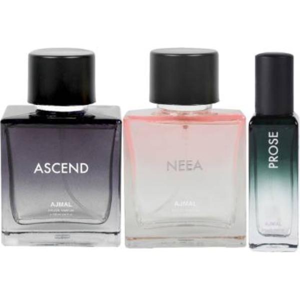 Buy Ajmal Ascend & Neea EDP & Ascend EDP Pack Of 3 For Men & Women 220 ...