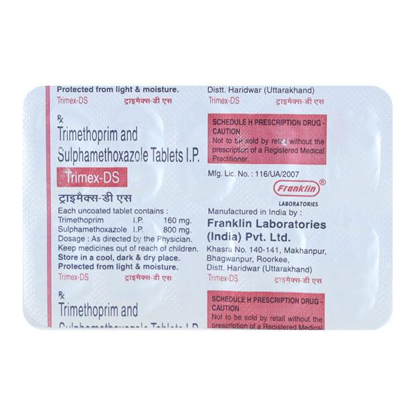 TRIMEX DS Tablet 10's Price, Uses, Side effects, Substitutes | Netmeds