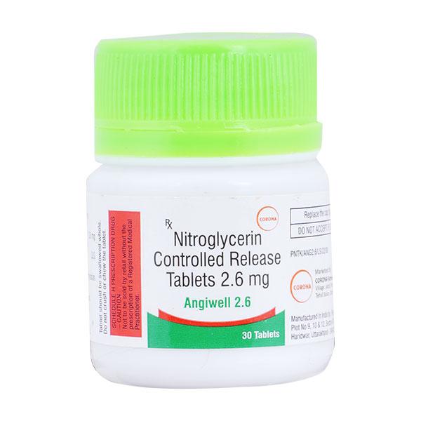 Angiwell 2.6mg Tablet 30'S Price, Uses, Side effects, Substitutes | Netmeds