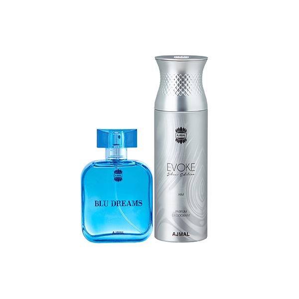 Buy Ajmal Blu Dreams EDP Citurs Fruity Perfume And Evoke Silver