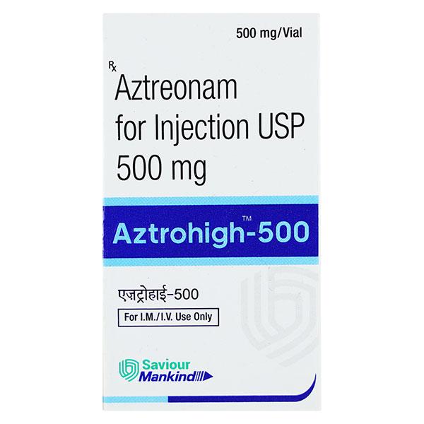 AZTROHIGH 500 Injection 1's Price, Uses, Side effects, Substitutes ...