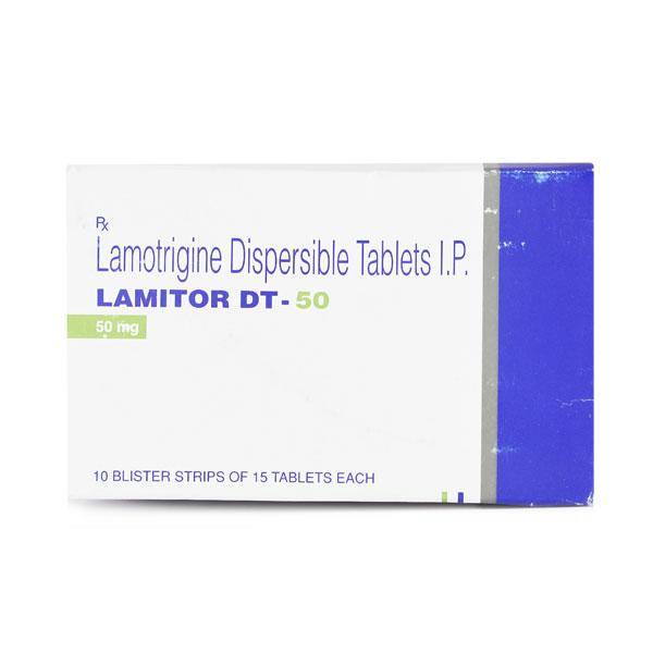 lamitor dt 50mg tablet