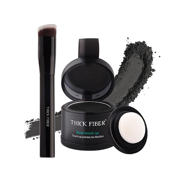Thick Fiber Root Touch Up Powder - Black 4 gm