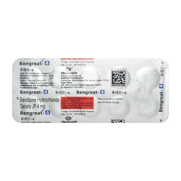bengreat 4mg tablet